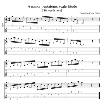 A minor pentatonic scale exercise_all#1.png